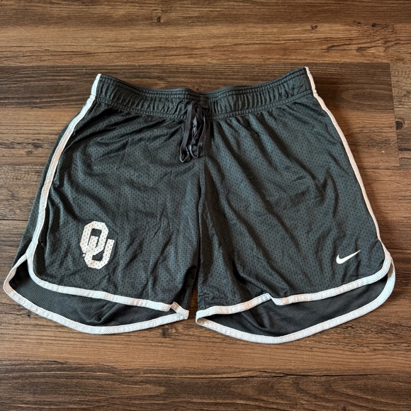 Nike Dri-FIT Oklahoma Sooners Shorts‎ Women's Size S Gray White Trimmed - Picture 1 of 8